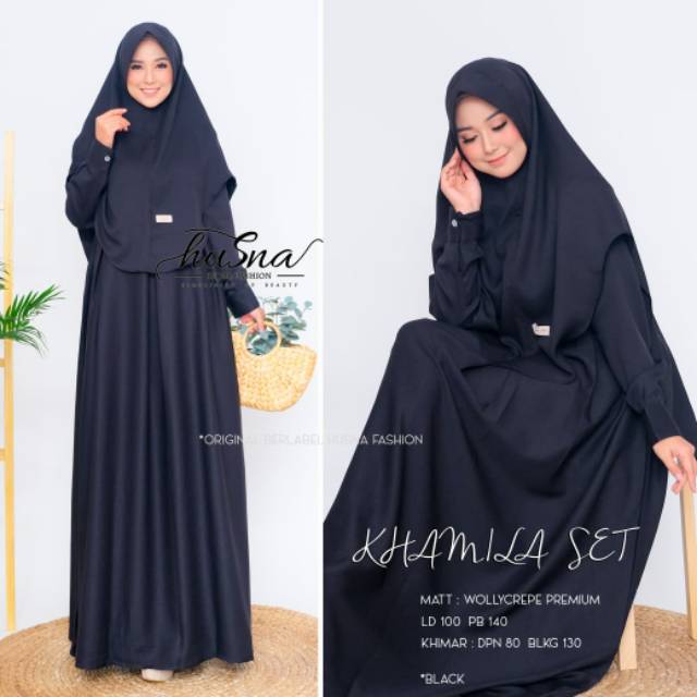 Khamila set syari khamila set syari murah syari terbaru