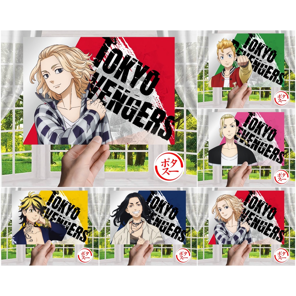 Koleksi Poster Anime Tokyo Revengers - Takemichi Mikey Draken Baji Kazutora - Size A4+