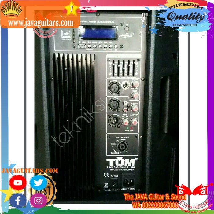 Speaker Aktif TUM PP2215AUES 15inch