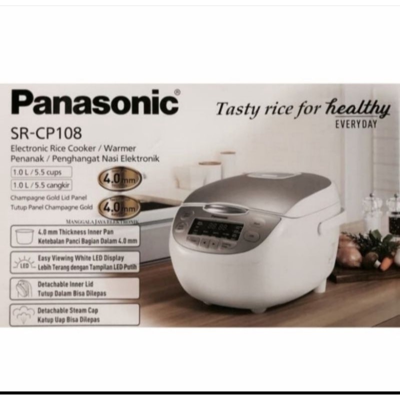 RICE COOKER DIGITAL PANASONIC SR CP108NSR 1 LTR