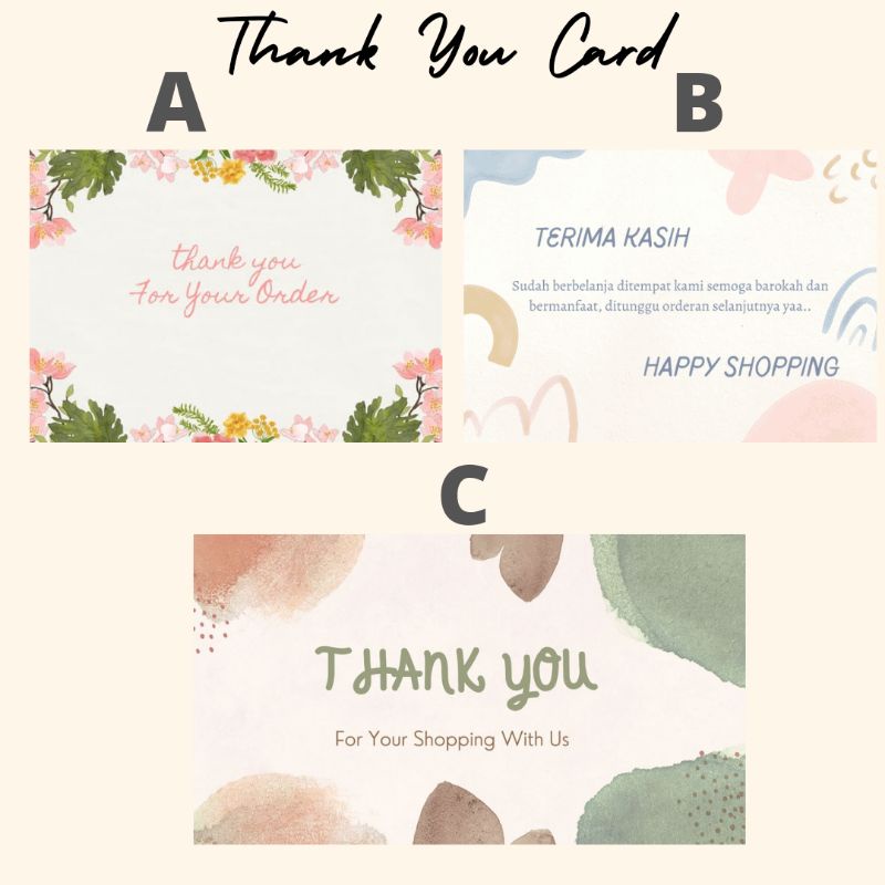 

Thank You Card