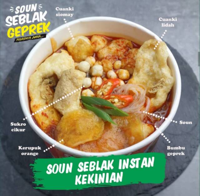 Mie Soun Seblak Geprek Samiraos - Seblak Instan Murah