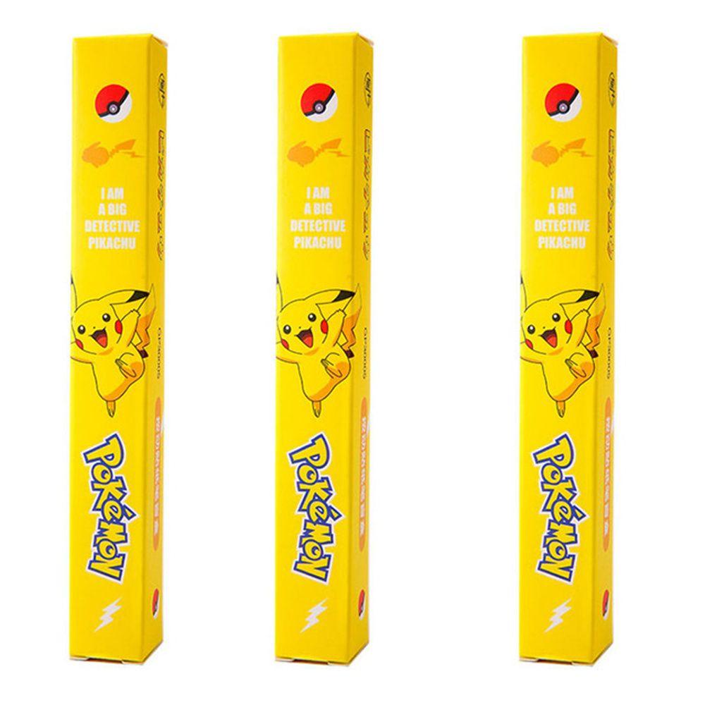 NICKOLAS1 Pikachu Pena Siswa Lucu DIY Set Press Netral Anime Figure Tanda Blind Box Pulpen