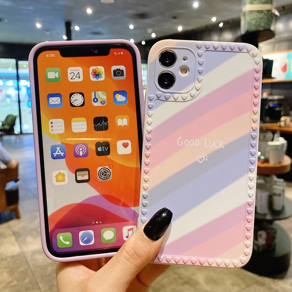 Soft Case TPU Motif Pelangi Untuk Xiaomi Poco X3 Pro X3NFC M3Pro F3 Redmi 10 9A 9C Note10S Note10 5G Note9S Note9 Note8