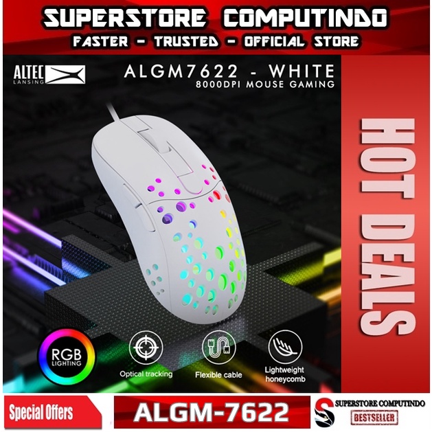Mouse Gaming Altec Lansing ALGM-7622 RGB Backlight Mouse 8000 DPI