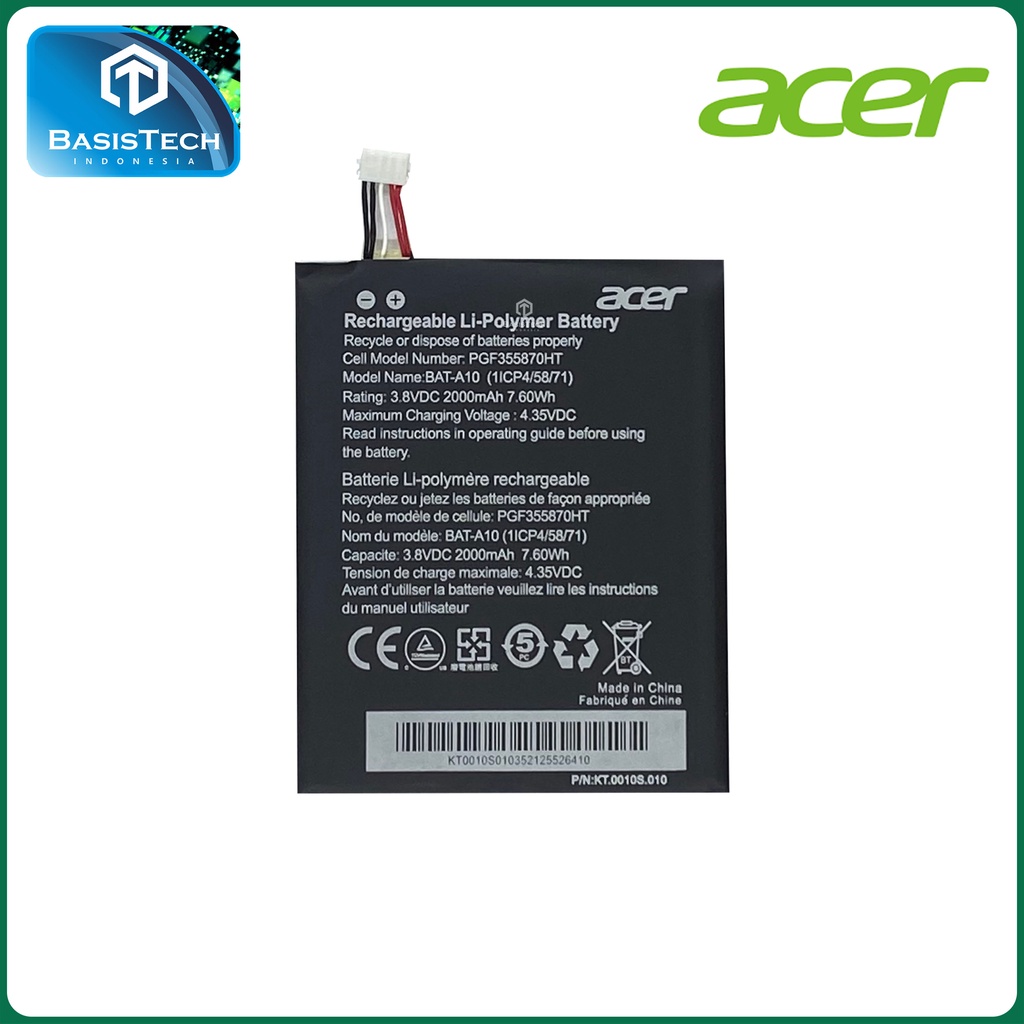 BATERAI ACER Z5 Z150 Z500 E3 E380 BAT-A10 - ORI99 GOOD QUALITY