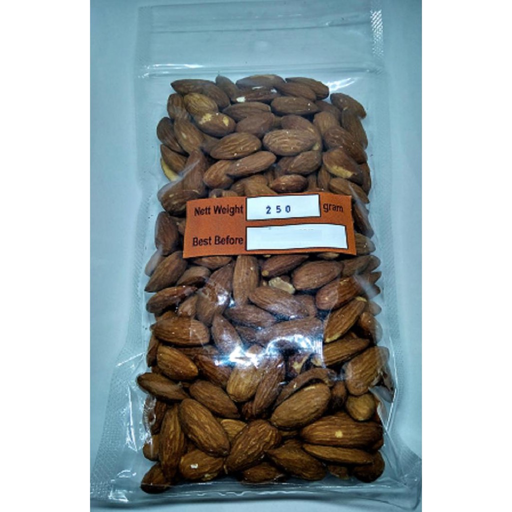 

Terbaru Roasted Almond Kupas 250 gram