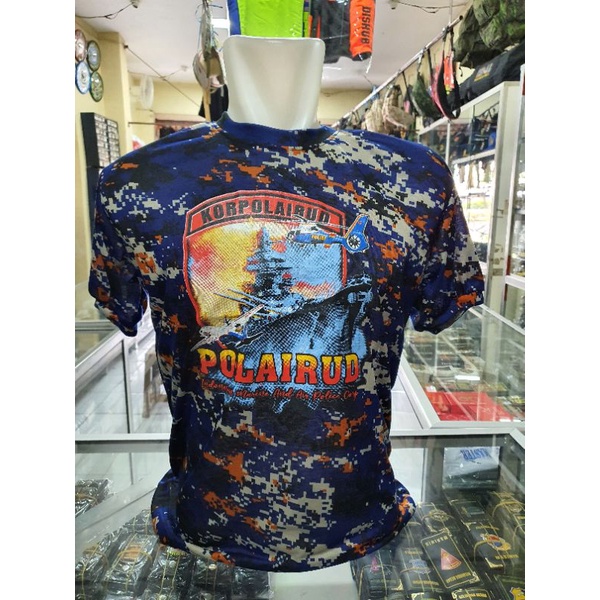 kaos loreng POLAIRUD | kaos oblong loreng POL AIR Besar| kaos dalam loreng POLAIRUD | kaos LORENG po