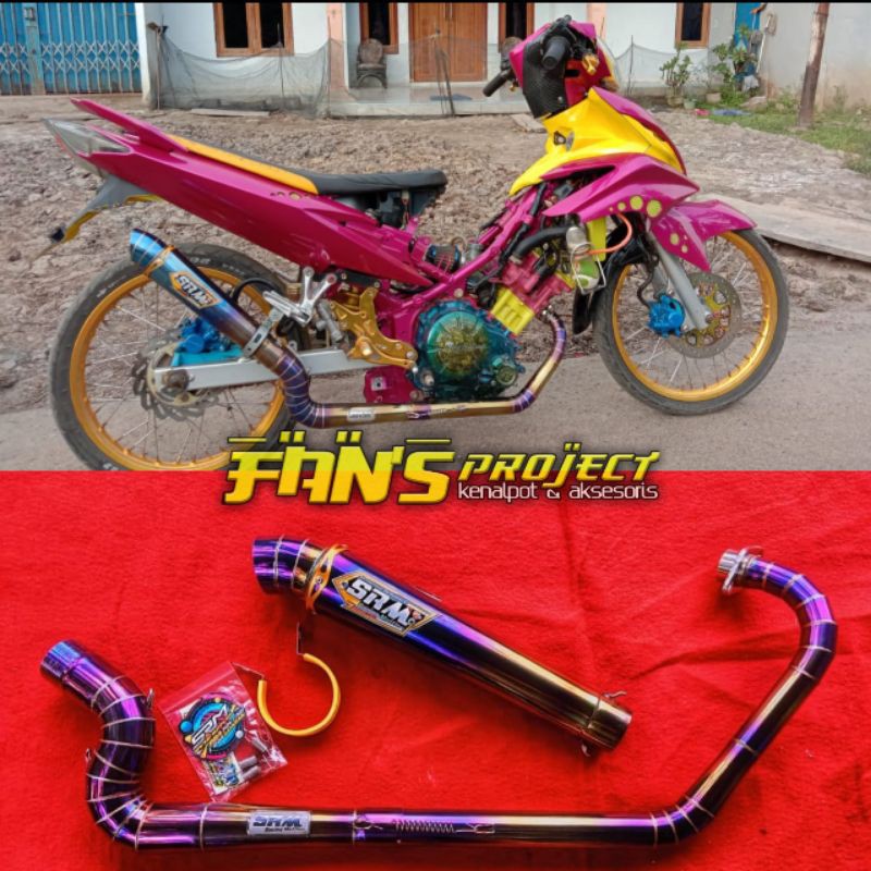 KNALPOT RACING JUPITER MX SRM