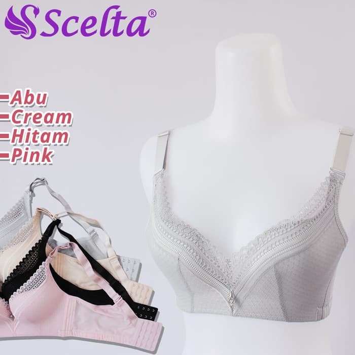 BRA PUSH UP SCELTA UNDERWEAR ORIGINAL TANPA KAWAT BH PUSHUP BH SC 2307