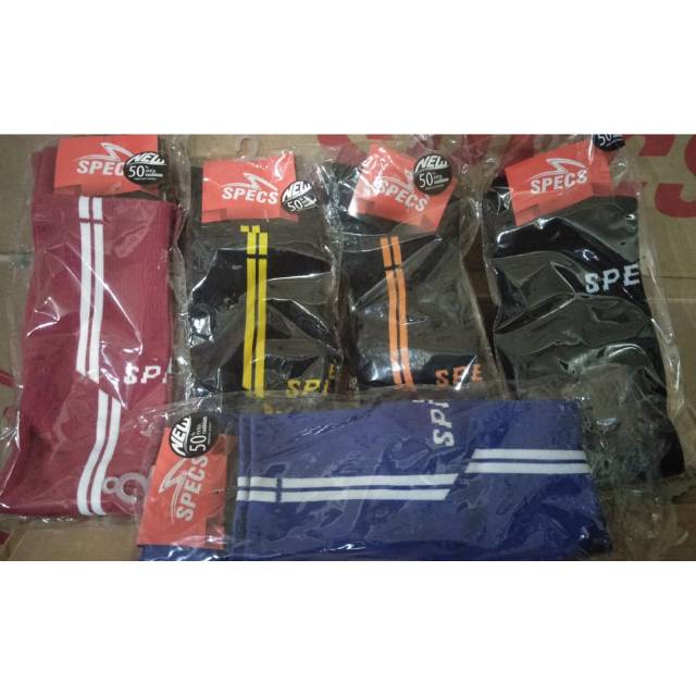 Kaos kaki bola specs