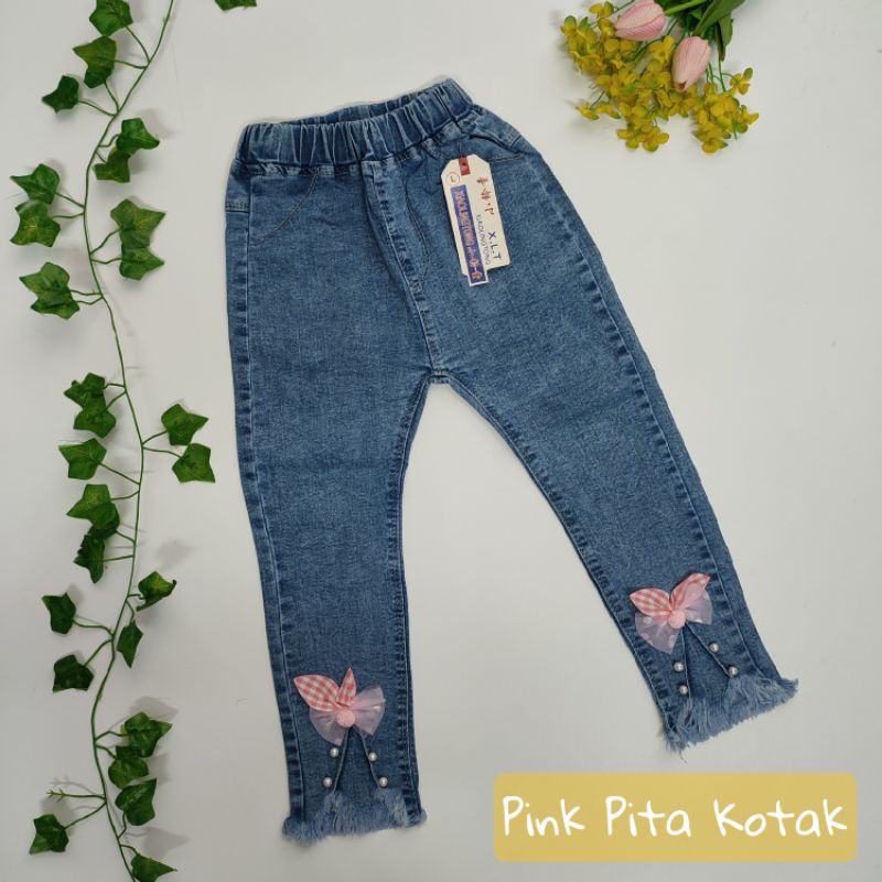 Celana Jeans Anak Perempuan Import Premium 5-10 Tahun