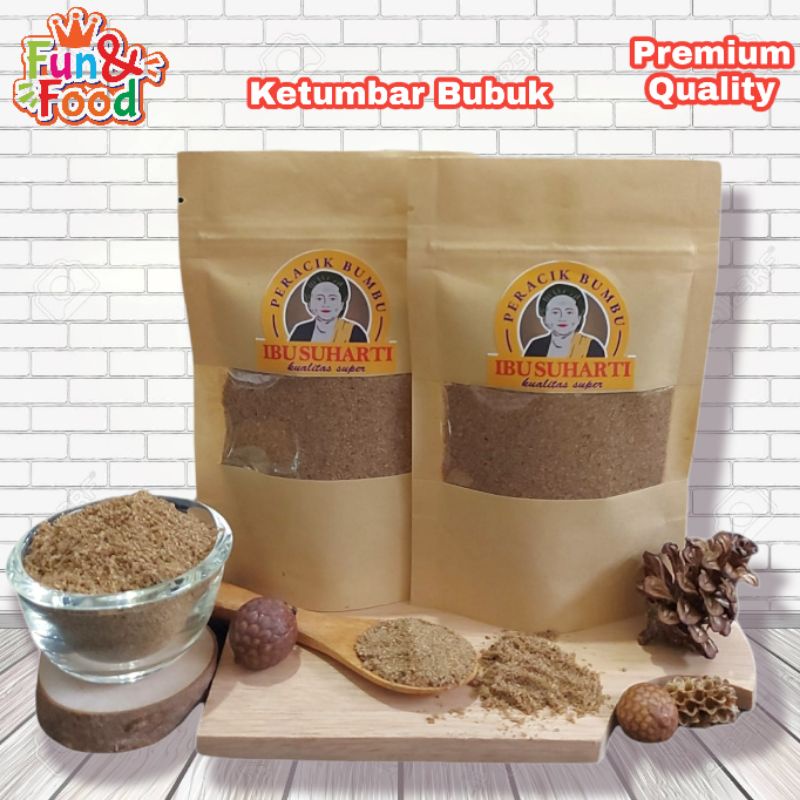 

Ibu Suharti - Rempah Ketumbar Bubuk Murni Bumbu Dapur Ketumbar Bubuk Pure Coriander Powder Kualitas Premium