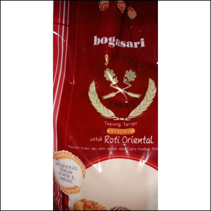 

Tepung Terigu Cakra Kembar Emas untuk Roti Oriental 5Kg