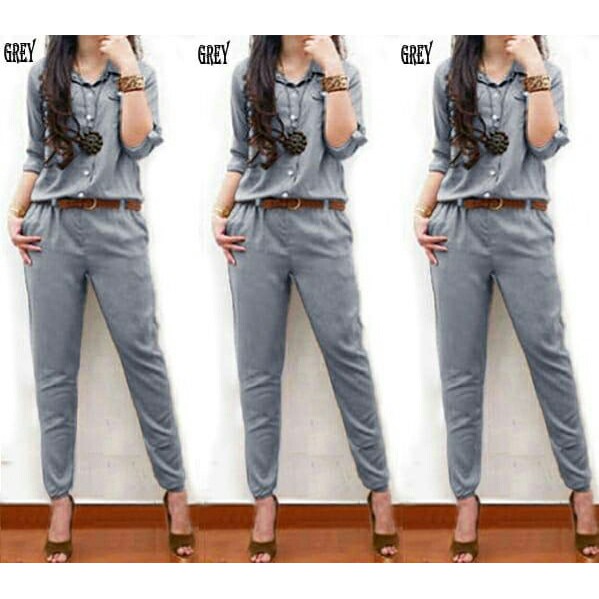 JUMPSUIT JS POLOS JUMBO 6Warna