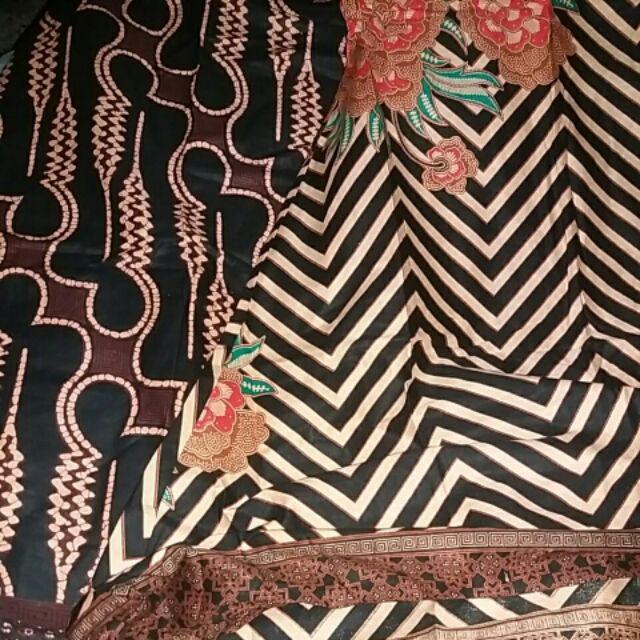 Tunik Aserehe Mataram Parang Black Hitam Batik Jumbo Size Modern