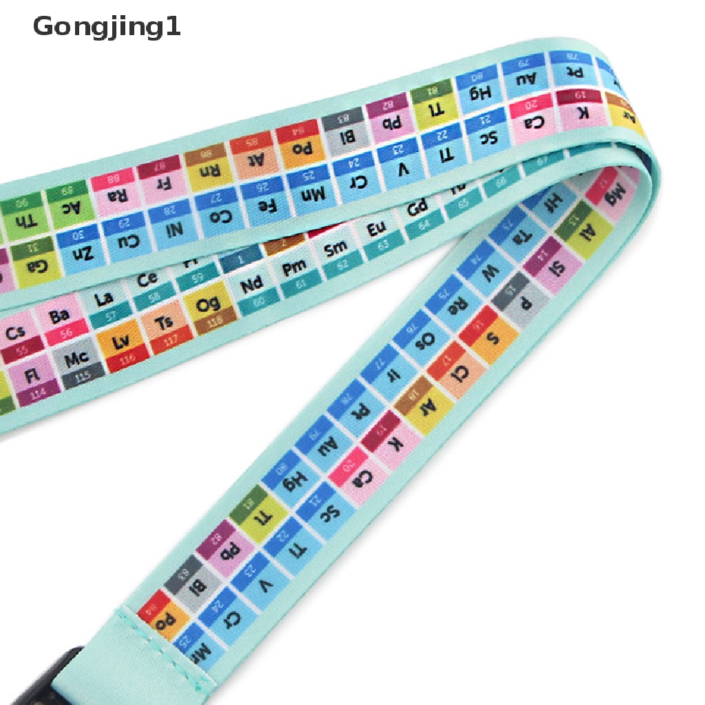 Gongjing1 Tali Lanyard Gantungan Kunci / Handphone / Tabel Periodik Kimia