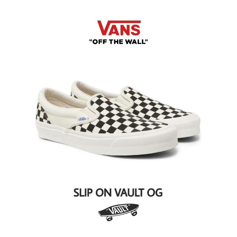 Vans Vault OG Slip-On Checkerboard / Black White Original