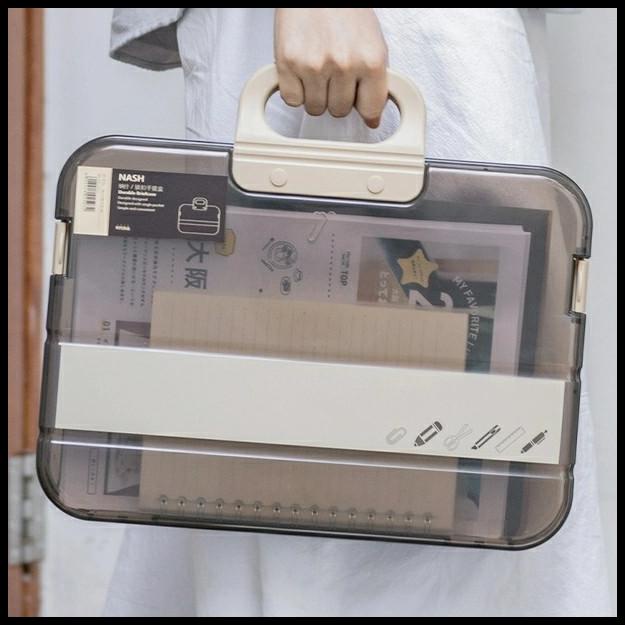 

Tas Koper Dokumen / Alat Tulis Kantor Bahan Plastik Tebal