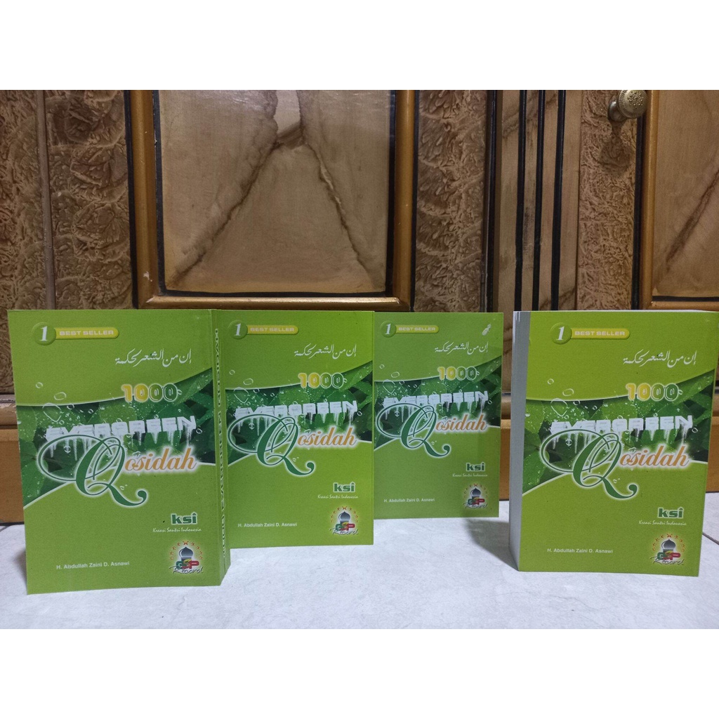 Buku qosidah 1000 sholawat 1000 EVERGREEN Qosidah Buku Kumpulan Sholawat/Shalawat Nabi & Qasidah Ban
