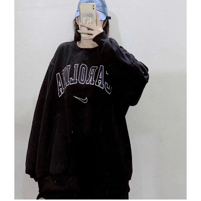 CAROLINA OVERSIZE SWEATER | OBLONG | CREWNECK | SWEATER WANITA MURAH