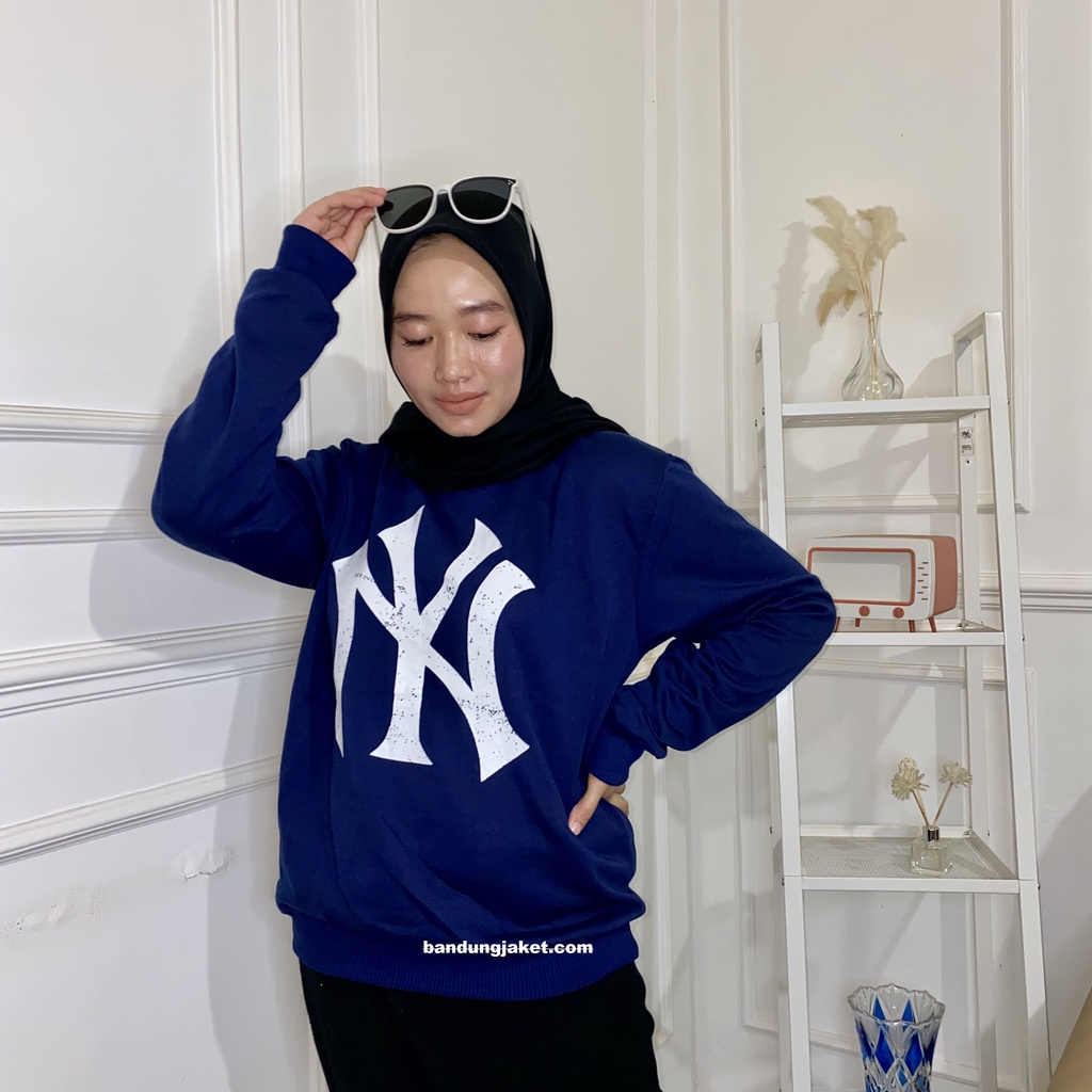 NY BIG LOGO SWEATER CRAWNECK || SWEWTER BASIC NEW ART