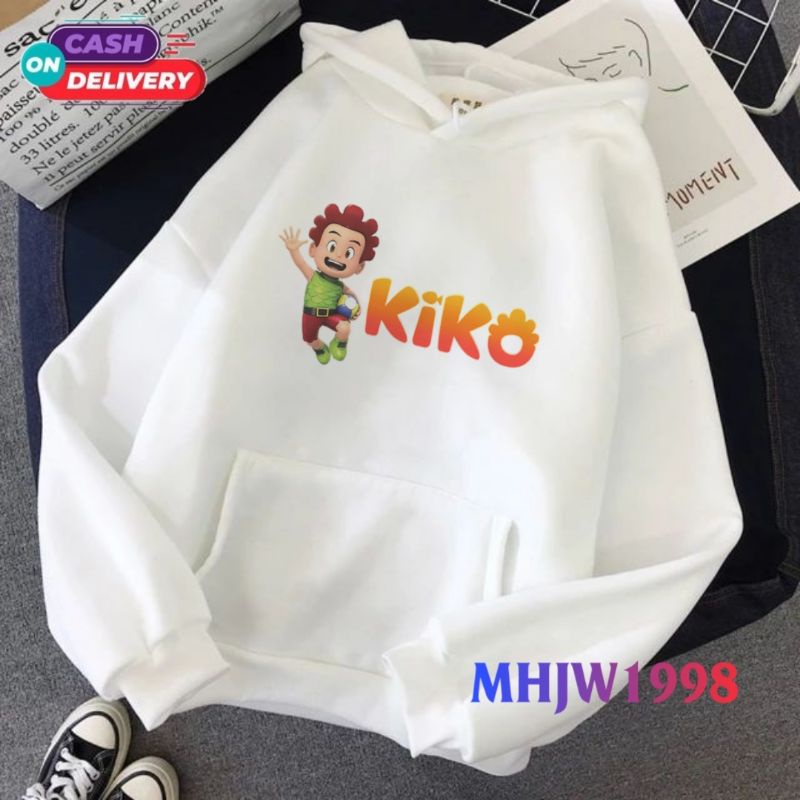 jaket anak kiko kartun karakter/hoodie anak kartun kiko/sweater anak kiko karakter/jaket kartun kiko