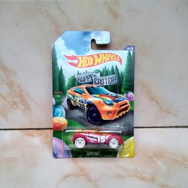 Hot Wheels Walmart Super Gnat Happy Easter