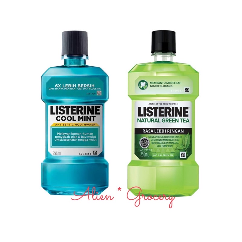 Listerine Mouthwash Cool Mint Green Tea 500ml