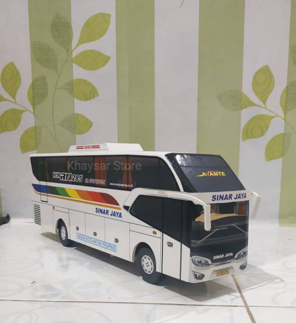 Miniatur bus bis sinarj jaya avante