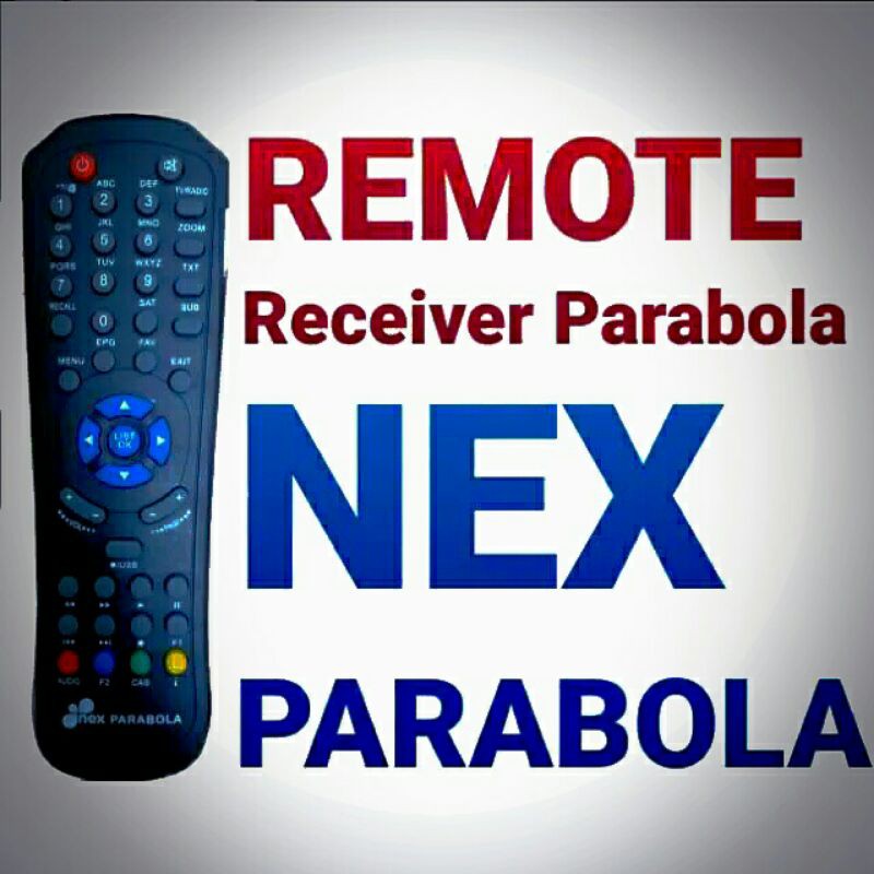 Remot receiver Nex Parabola KW, cocok juga untuk Matrix Mpeg 2, Mpeg4/HD, Tanaka Samurai SW modif