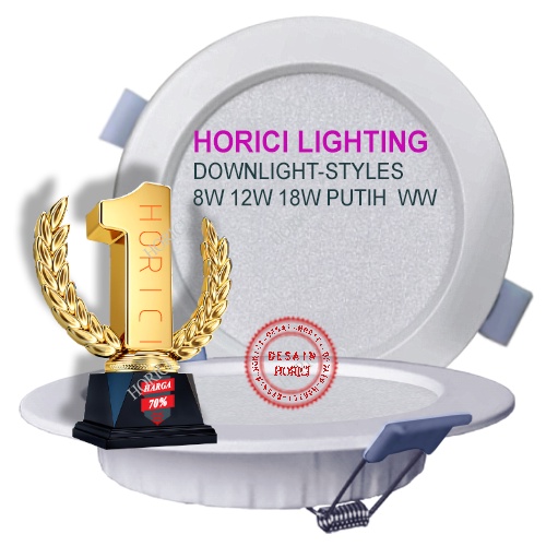 LAMPU DOWNLIGHT LED PLAFON 8WATT 12WATT 18WATT 24WATT/ASLI FULL TERANG 8WATT 12WATT 18WATT 24WATT NYALA  PUTIH/WARM WHITE/BIRU-KUNING-UNGU