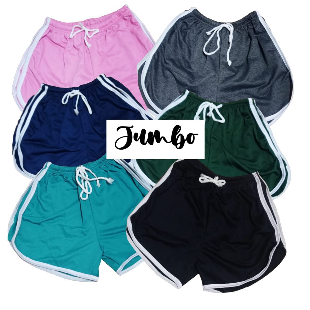 HOT PANTS JUMBO WANITA | CELANA PENDEK SANTAI BIG SIZE XXXL