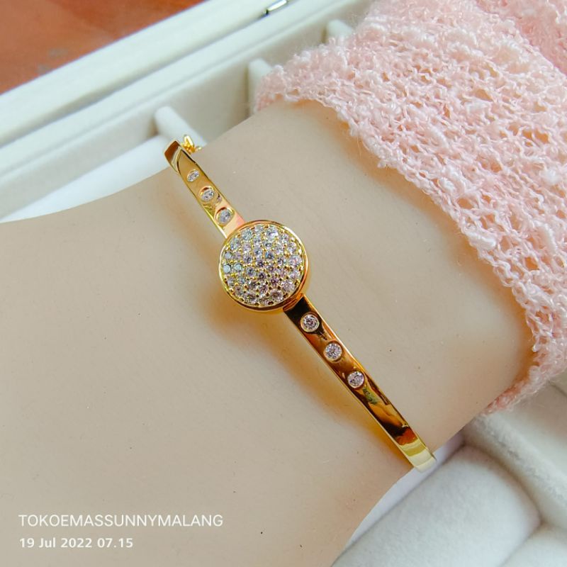 Gelang oval emas 300%/6k