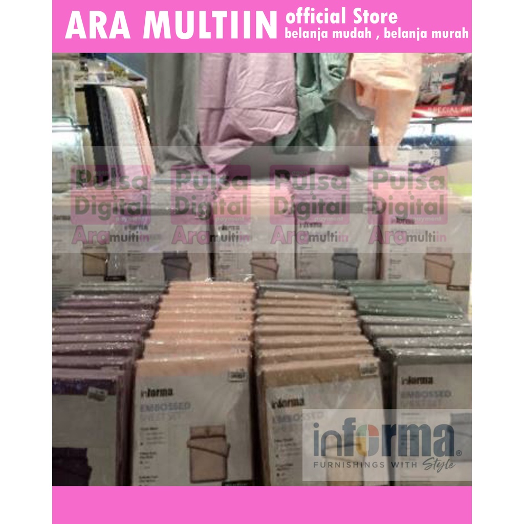 INFORMA SPREI POLOS EMBOSS / SEPREI POLOS MICROFIBER