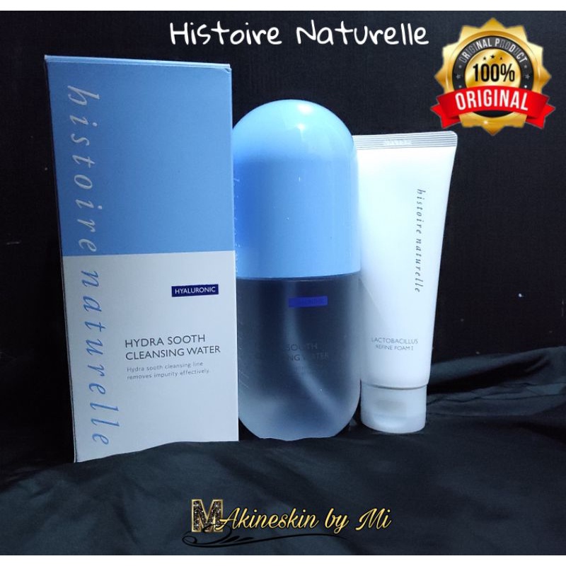 Terlaris Histoire Naturelle Hydra Cleansing Water Hyaluronic Micellar Water(500ml)
