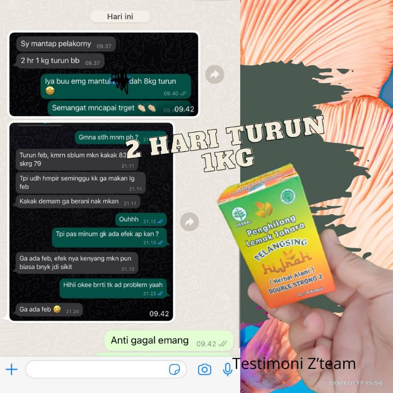 READY pelangsing hijrah (cangkang merah gold)