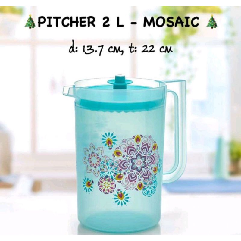 pitcher 1 liter tupperware / pitcher 1L 2L tupperware / pitcher tupperware tosca