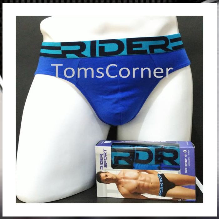 BS Celana dalam pria Rider 762 | pakaian dalam | rider sport | daleman - Biru 762 XL