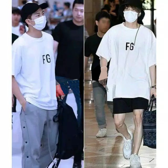 KAOS TSHIRTS KPOP FG FEAR GOD JIMIN JUNGKOOK SUGA V JHOPE