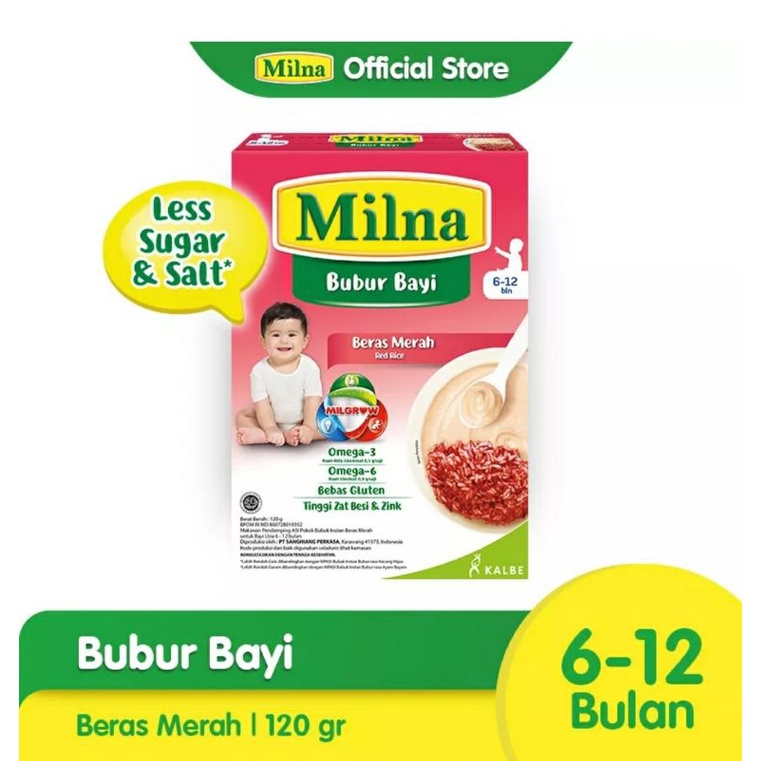 MILNA BUBUR BAYI Kalbe [ Sepuluh Varian Rasa ]