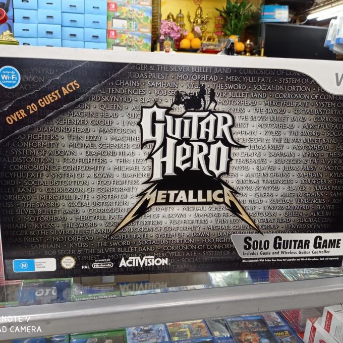 Guitar hero Metallica Bundle for wii Termurah