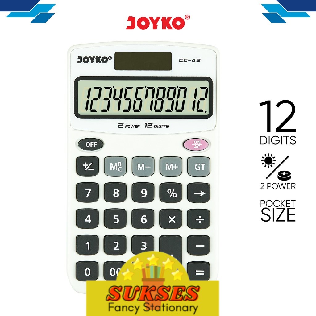 

Calculator Kalkulator Joyko CC-43 12 Digits