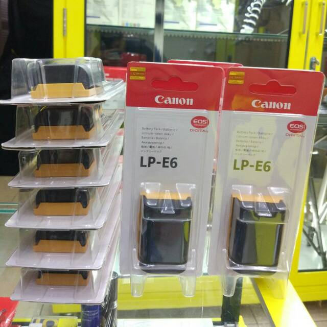 BATERAI CANON LP-E6 / BATTERY BATRAI CANON LPE6 FOR CANON EOS 60D 70D 77D 80D 7D 6D 5D