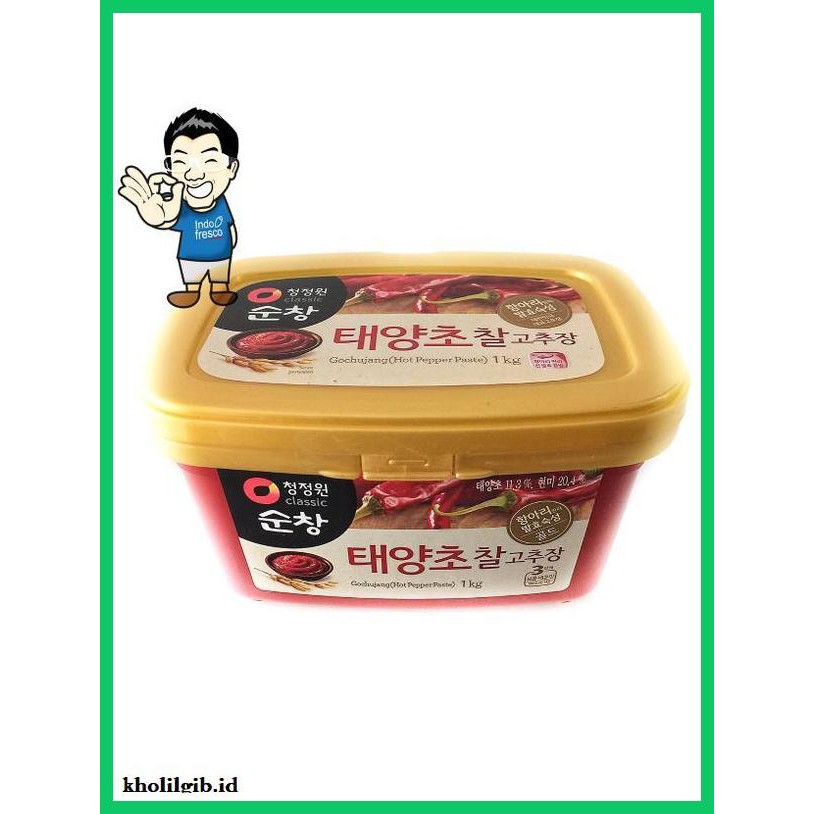 

Aneka-Sambal- Daesang Sunchang Gochujang- Cabe Pasta Korea- Hot Pepper Paste 1Kg -Pedeeeeeezzzzzzz.