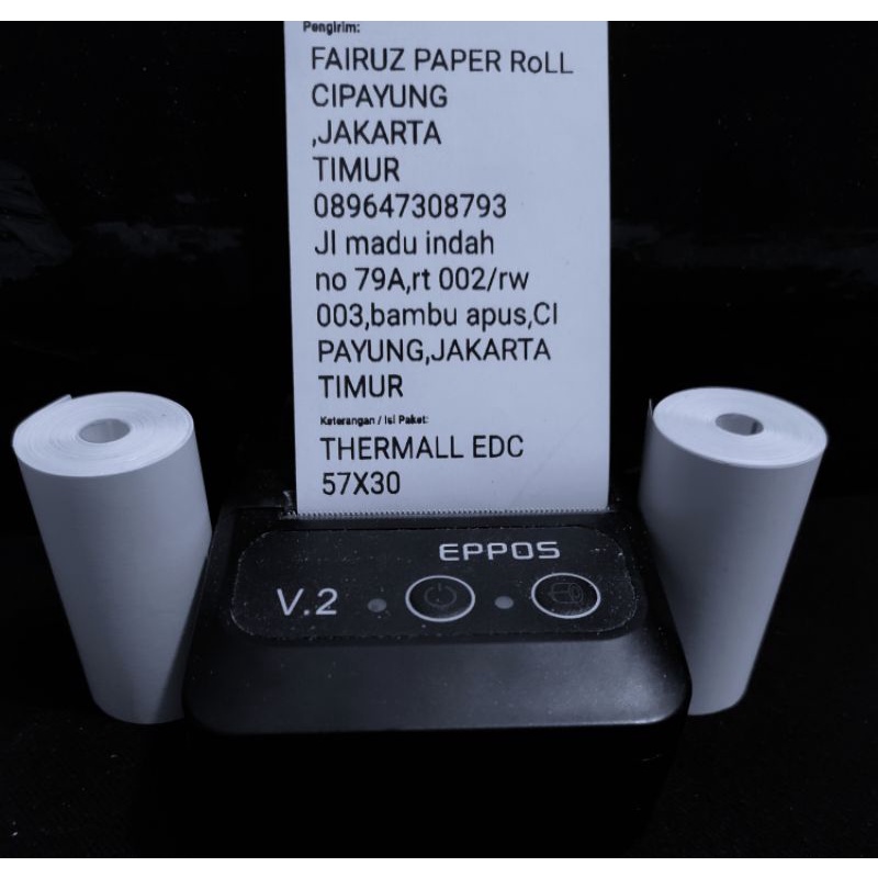 

Kertas thermal EDC, bluetooth printer ukuran 57mmX30mm