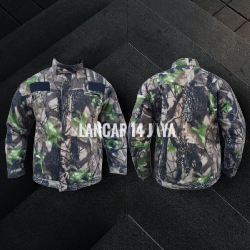 jaket loreng body pes CAMO PERBAKIN REALTREE/jaket army abg hunting tactical airsoft outdoor