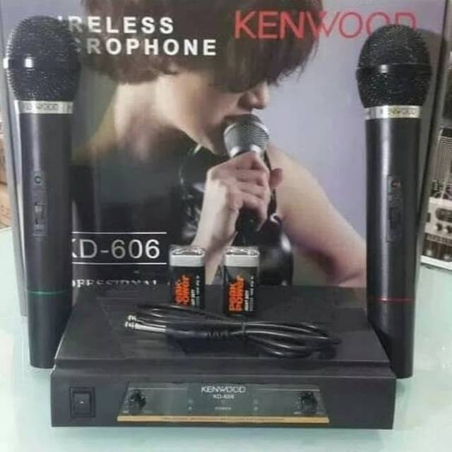 Mic Microphone Wireless Kenwood KD606 KD 606 KD-606 Handheld TERBAIK