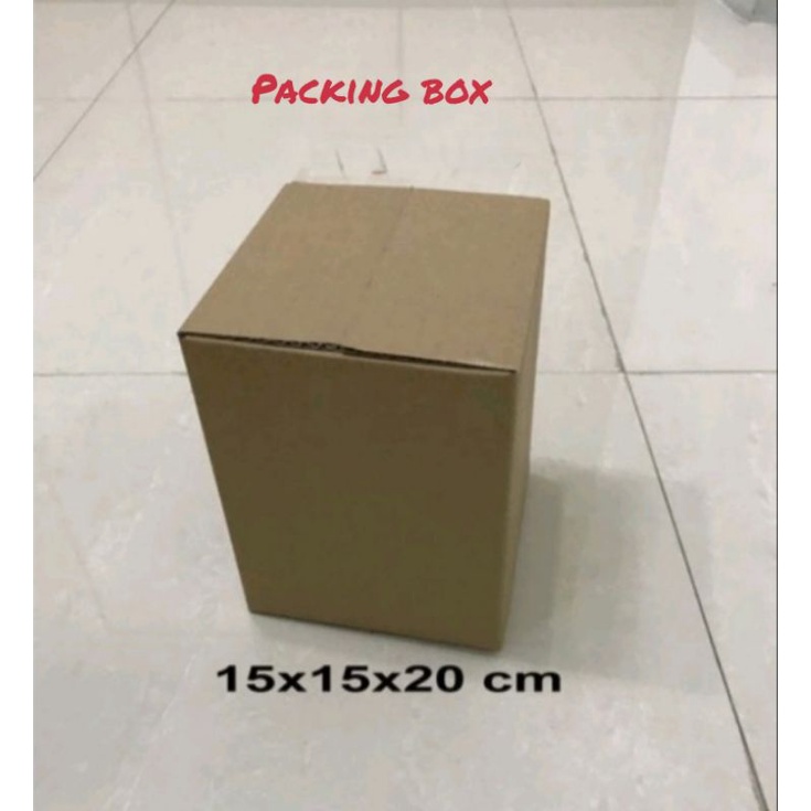 

kardus ukuran 15x15x20 cm box packing/aksesoris dll ST