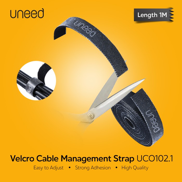 

PEREKAT-PENGIKAT- UNEED KABEL STRAP VELCRO CABLE TIES WINDER ORGANIZER - UCO102.1 -PENGIKAT-PEREKAT.